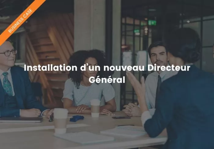 Installation d’un nouveau Directeur Général