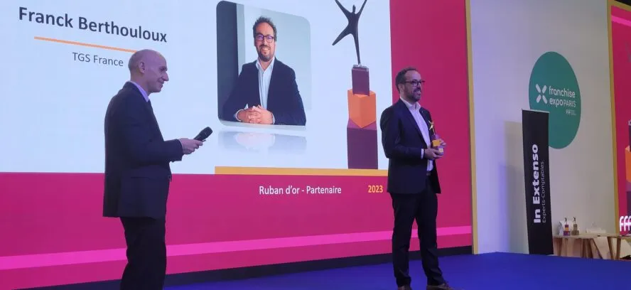 Franck Berthouloux, consultant chez TGS France lors des rubans de la franchise