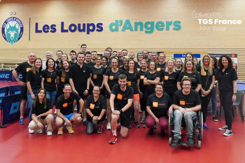 Collaborateurs participants au Team TGS France Tour
