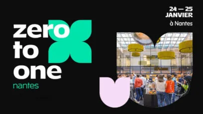 Annonce de l'évènement Zero To One les 24 et 25 janvier 2024 à Nantes