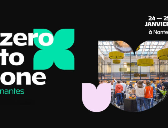 Annonce de l'évènement Zero To One les 24 et 25 janvier 2024 à Nantes