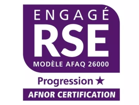 Label engagé RSE, Afnor Certification, Niveau Progression, TGS France, Expertise Comptable,