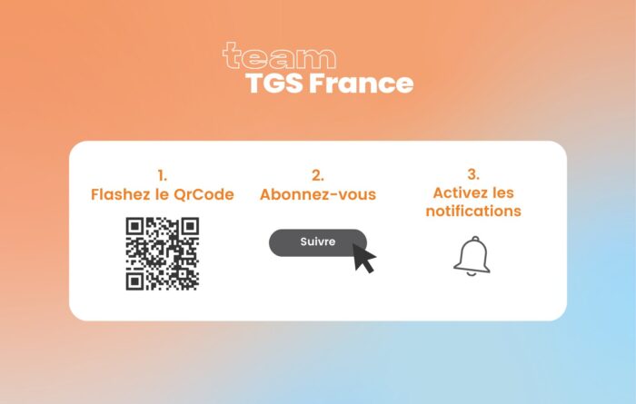 Qr Code pour rejoindre la chaine whatsapp du Team TGS France