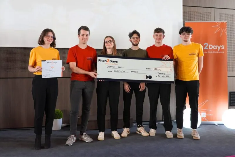 Click'n'Tri, équipe d'étudiants lauréate du Pitch2Days à Angers
