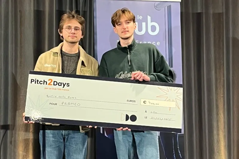 Prameo, équipe d'étudiants lauréate du Pitch2Days à Lille