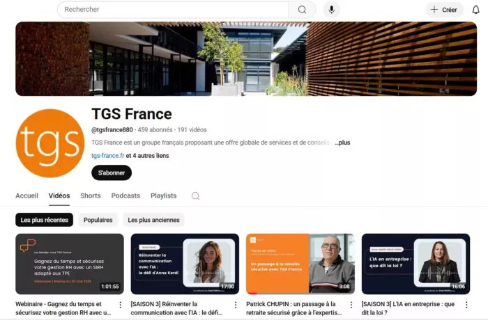 La chaîne YouTube TGS France propose des vidéos pour accompagner les dirigeants d’entreprise dans leurs décisions stratégiques du quotidien.