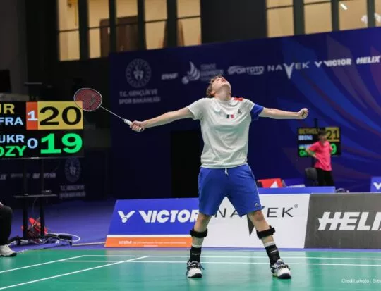 Miléna Surreau, sacrée championne d'Europe en para-badminton