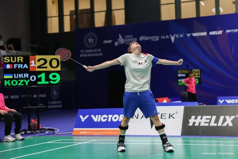 Miléna Surreau, sacrée championne d'Europe en para-badminton