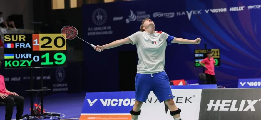Miléna Surreau, sacrée championne d'Europe en para-badminton