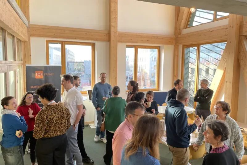 Petit déjeuner organisé par TGS France à GINA, Station S sur l'Ile de Nantes