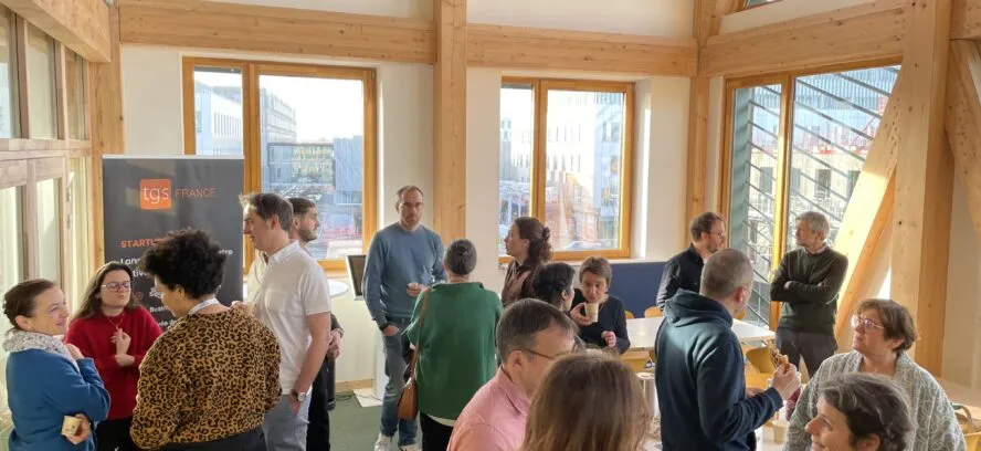 Petit déjeuner organisé par TGS France à GINA, Station S sur l'Ile de Nantes