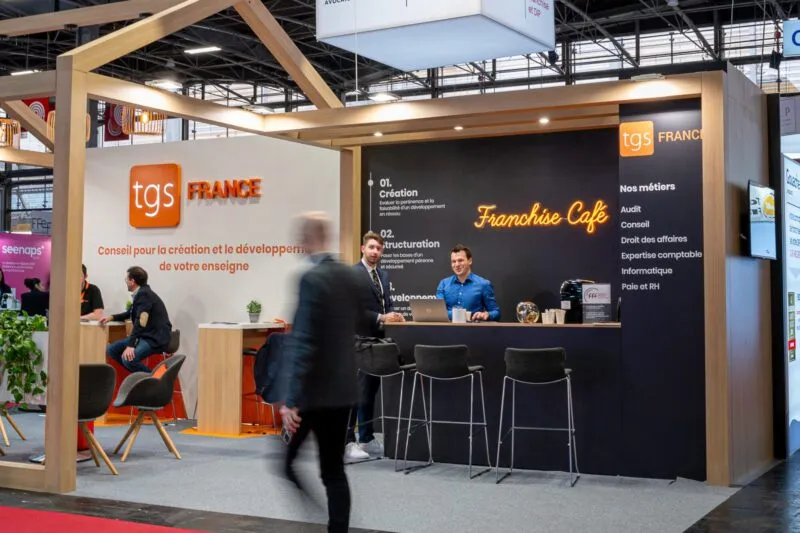 stand TGS France, salon Franchise Expo Paris